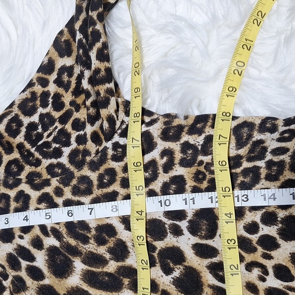 Chico's leopard print long sleeve top size 1 - Picture 9 of 10